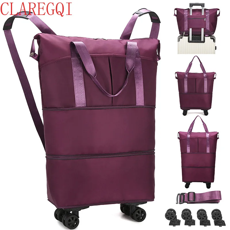 Moving bags Hulken bag with wheel College Moving Bags Reusable Folding Rolling Tote bag Ultralaege capacity can checkedin by air